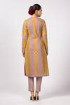 Shop_Vvani by Vani Vats_Multi Color Georgette Gota Patti Round Multicolor Kurta Set With Straight Pants _at_Aza_Fashions