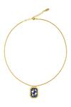Shop_Zariin_Gold Plated Pisces Zodiac Tablet Necklace _at_Aza_Fashions