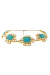 Shop_Zariin_Gold Plated Santorini Chase Choker Necklace _at_Aza_Fashions