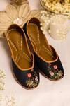 5elements_ Embroidered Naina Jutti _at_Aza_Fashions