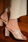 Buy_Miraki_Pink Colorful Brocade Ethnic Mules 