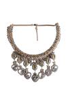 Shop_Vaidaan_ Khushi Choker With Pearl Embellishments _at_Aza_Fashions