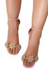 Buy Vaidaan Pink Pearls, Beads Carnation Embellished Heels at Aza Fashions Buy_Vaidaan_Pink Pearls, Beads Carnation Embellished Heels _at_Aza_Fashions