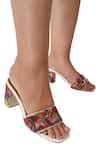 Buy_Vaidaan_Multi Color Pearls, Beads Rainbow Bites Heels _Online_at_Aza_Fashions