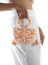 Buy_Vaidaan_Orange Beads Designer Clutch 