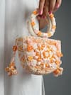 Vaidaan_Orange Beads Designer Clutch _Online