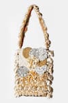 Shop_Vaidaan_Beige Pearls Manorma Designer Handbag _at_Aza_Fashions