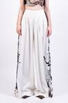 Buy_AK-OK_Black Silk Embroidery Round Neck Designer Top And Pant Set _Online_at_Aza_Fashions