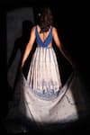 Shop_Archana Kochhar_Blue Georgette, Net Embroidery V-neck Anarkali Set _at_Aza_Fashions