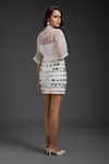 Shop_Deepika Arora_White Ponte Roma Embellished Skirt _at_Aza_Fashions