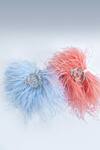 Shop_Outhouse_Blue Rhinestones The Scarlet Minivet Clutch 