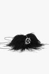 Buy_Outhouse_Black The Scarlet Minivet Clutch _Online_at_Aza_Fashions