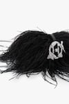 Outhouse_Black The Scarlet Minivet Clutch _at_Aza_Fashions
