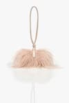 Shop_Outhouse_Pink Pearl Feathered Clutch _Online_at_Aza_Fashions