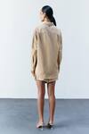 Buy_Mellowdrama_Beige Cotton Mirrors Collared Stripe Embellished Shirt _Online_at_Aza_Fashions
