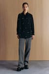 Buy_Mellowdrama_Black Cotton Embroidery Denim Jeans _Online_at_Aza_Fashions