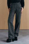Shop_Mellowdrama_Black Cotton Embroidery Denim Jeans _Online_at_Aza_Fashions