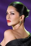 Buy_Ode Jewels_Gold Plated And Green Stone Embellished Earrings _at_Aza_Fashions