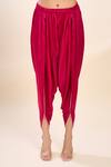 Shop_Sheetal Batra_Pink Embroidery Round Neck Hot Kurta And Set _Online_at_Aza_Fashions