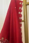 Buy_Rage Attire-Sweta Saria_Red Net Embroidery, Sequins Designer Paijali Lehenga Set _Online_at_Aza_Fashions