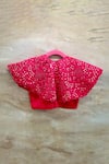 Rage Attire-Sweta Saria_Pink Mirrors Work Cape Lehenga Set _Online_at_Aza_Fashions