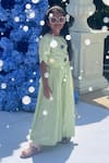 Buy_Rage Attire-Sweta Saria_Green Mirrors Flower Palazzo Set _at_Aza_Fashions