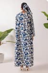 Shop_Nikasha_Blue Cotton Open Neck Pomegranate Print Maxi Dress _at_Aza_Fashions