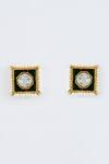 VIVINIA by Vidhi Mehra_Gold Plated Kundan Polki Designer Jewellery Set _at_Aza_Fashions
