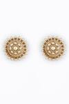 Vivinia By Vidhi Mehra_Gold Plated Pearls Embellished Stud Earrings_Online_at_Aza_Fashions