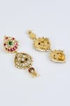 Vivinia By Vidhi Mehra_Gold Plated Diamonds Designer Kundan Polki Jewellery Set _Online_at_Aza_Fashions