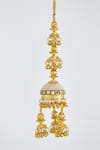 VIVINIA by Vidhi Mehra_Gold Plated Kundan Polki Designer Kaleeras _Online_at_Aza_Fashions