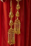 Shop_VIVINIA by Vidhi Mehra_Gold Plated Designer Kaleeras _Online_at_Aza_Fashions