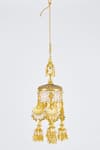 VIVINIA by Vidhi Mehra_Gold Plated Diamonds, Stones Kundan Polki Kaleeras _Online_at_Aza_Fashions