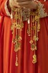 Buy_VIVINIA by Vidhi Mehra_Gold Plated Adjustable Kaleera Bangles _Online_at_Aza_Fashions
