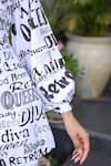 B'Infinite_White Cotton Collared Graphic Print Dress _Online_at_Aza_Fashions