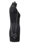 Buy_Anaar_Black Crystals Heart Shaped Designer Clutch _Online_at_Aza_Fashions