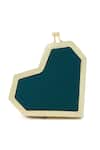 Shop_Anaar_Green Crystals Liza Slingette Designer Clutch _at_Aza_Fashions