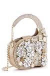 Buy_Anaar_Gold Crystals Butterfly Annette Designer Clutch _at_Aza_Fashions
