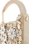 Anaar_Gold Crystals Butterfly Annette Designer Clutch _Online