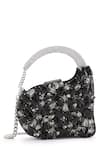 Anaar_Black Crystals Designer Showtime Annette Clutch _at_Aza_Fashions