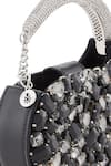 Anaar_Black Crystals Designer Showtime Annette Clutch _Online