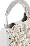 Shop_Anaar_White Pearls, Crystals Boss Lady Anette Designer Clutch 
