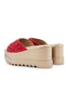 Shop_Anaar_Red Embroidery Scarlet Fever Wedges _Online_at_Aza_Fashions