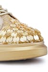 Buy_Anaar_Gold Dapper Diva Classic Sneakers _Online_at_Aza_Fashions