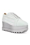Buy_Anaar_Mint Beads, Embroidery Mist Me Wedges Sneakers _Online_at_Aza_Fashions