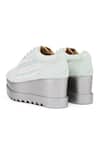Shop_Anaar_Mint Beads, Embroidery Mist Me Wedges Sneakers _Online_at_Aza_Fashions