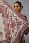 Torani_Multi Color Embroidery, Lace Coromandel Ayaana Designer Scarf _Online