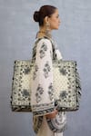 Torani_Multi Color Kalamkari Mrittika Handbag _Online_at_Aza_Fashions