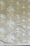 Buy_MONK & MEI BY SONIA ANAND_Gold Net Embroidery Zari Jaal Dupatta _Online_at_Aza_Fashions