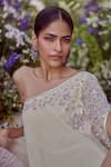 Buy_Sue Mue_Yellow Georgette Sequins, Beads, Pearls, Stones Light Embroidered Jumpsuit 